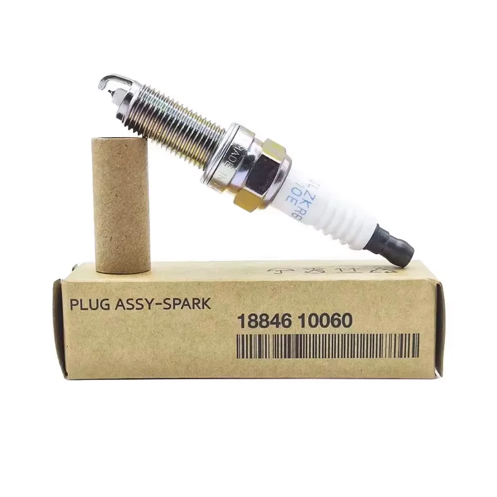 ZLEUE 4Pcs SILZKR6B10E Iridium Spark Plug 18846-10060 For Hyundai I30 IX35 IX40 Kia Rio Soul Accent Veloster Solaris