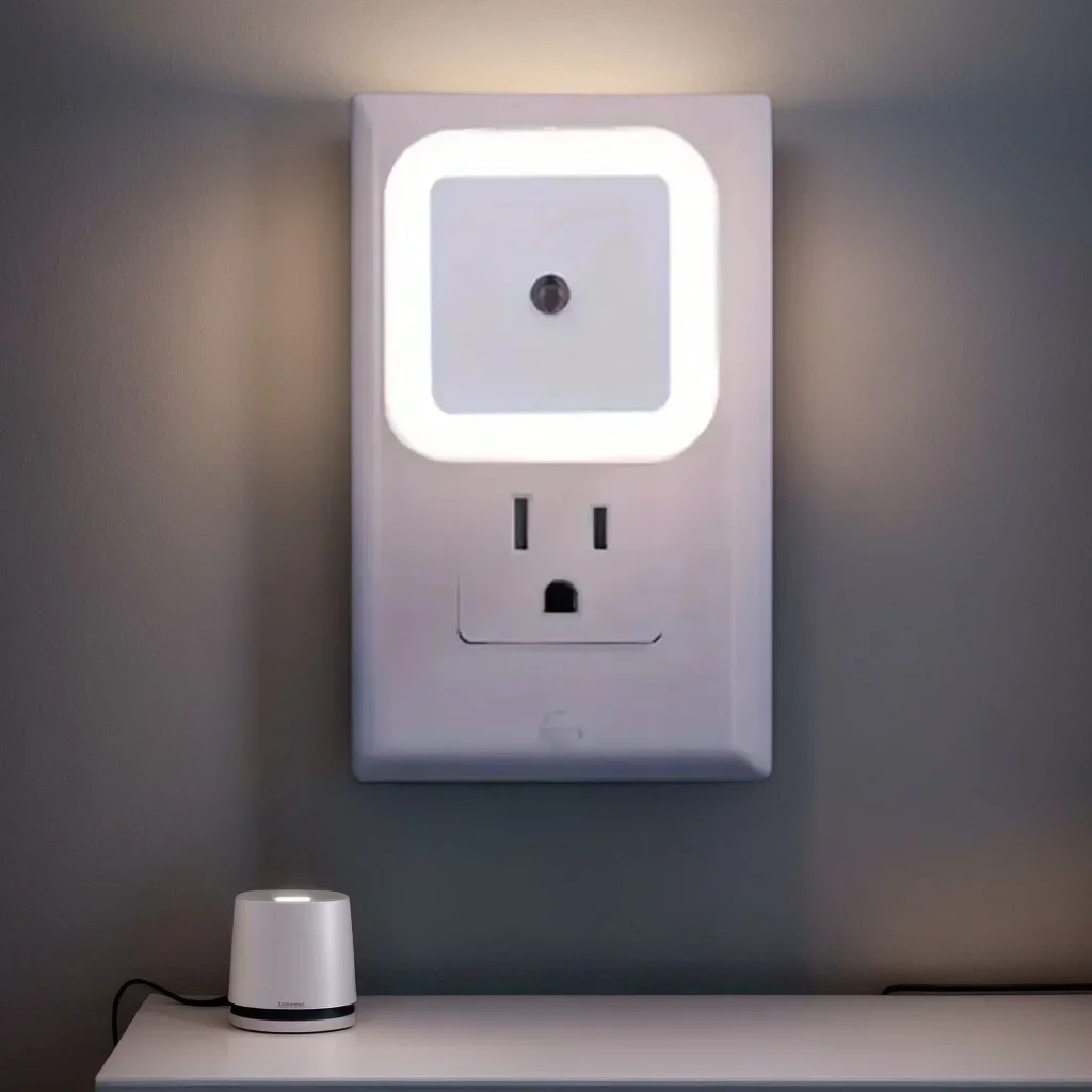 1PC Intelligent LED Induction Night Light – Auto-On at Night, Creative Ambient Lighting Solution