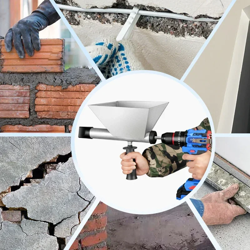 Electric cement mortar filling gun cement gun automatic window and door filling gun anti-theft door grouting gun