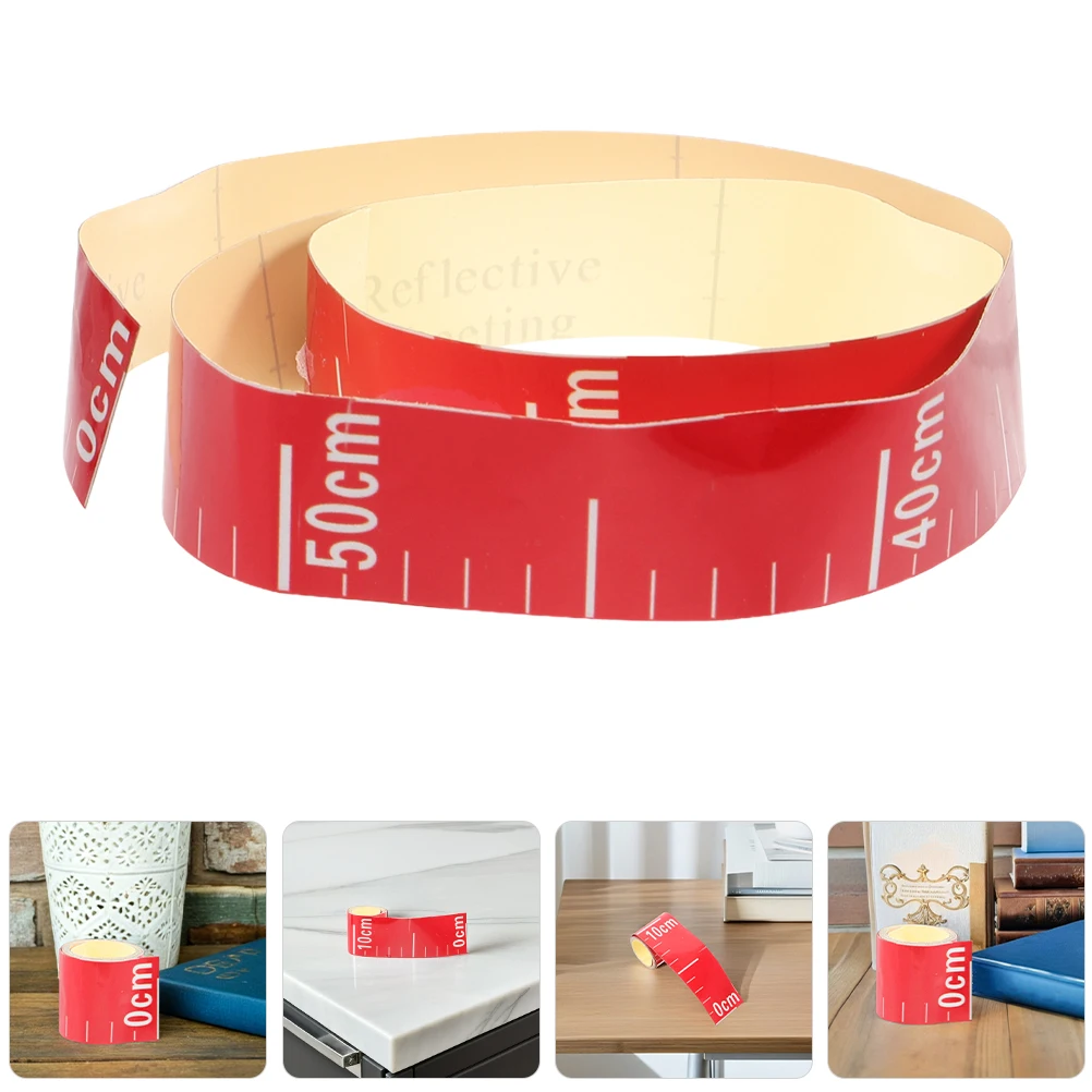 

Liquid Level Ruler Sticker Self Adhesive Measuring Tape Waterproof Gauge Tool for Tanks Clear Scale Longlasting