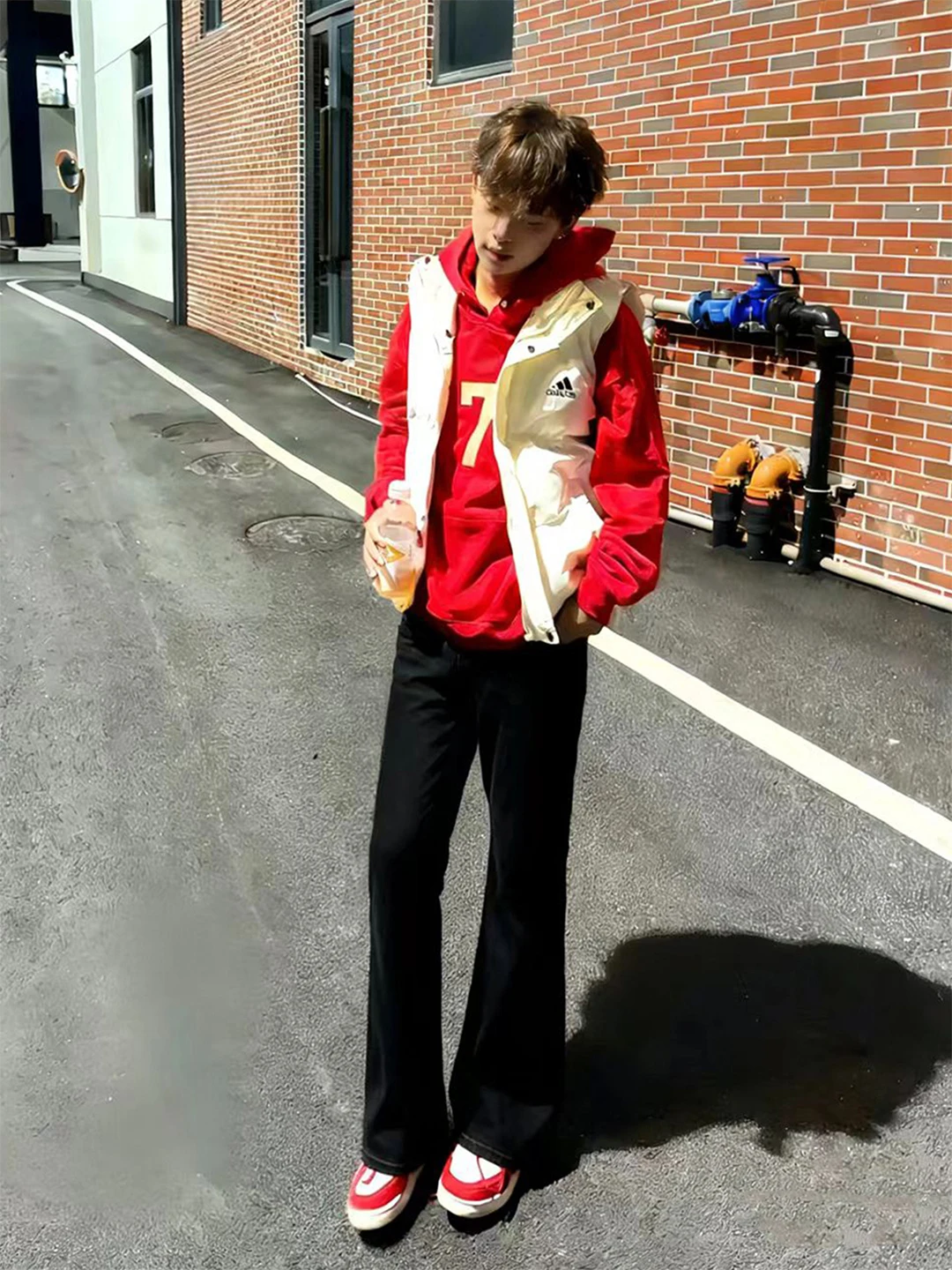 

Cleanfit Bla Bell Bot Jeans Men's Autumn Winter American High Street Vibe Elevate Slim Straight Long Pants