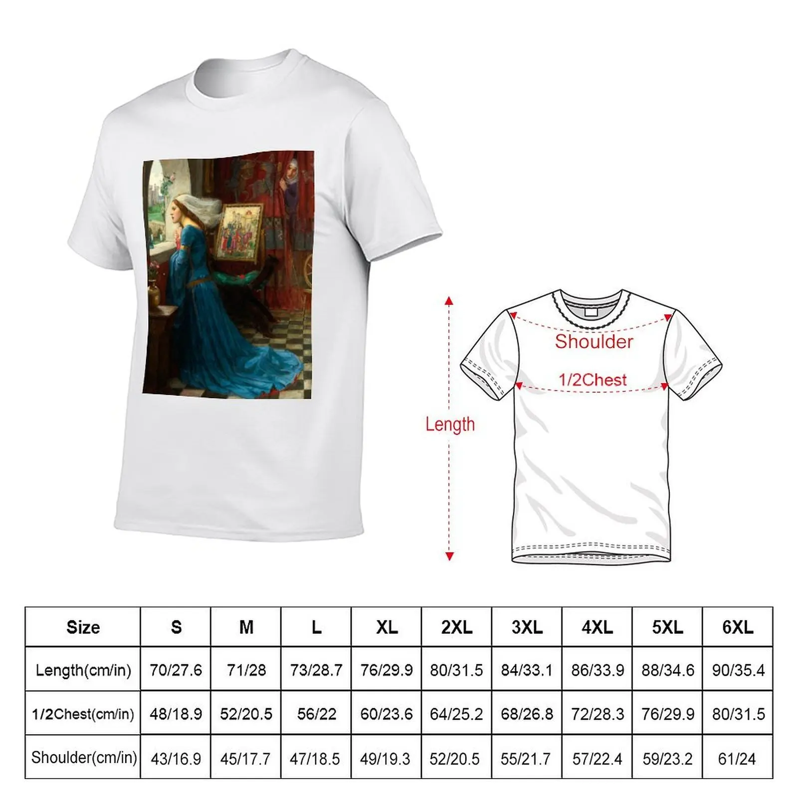 Fair Rosamund - John William Waterhouse - 1916 T-Shirt t shirt man casual t shirts for man cotton funny T-Shirt