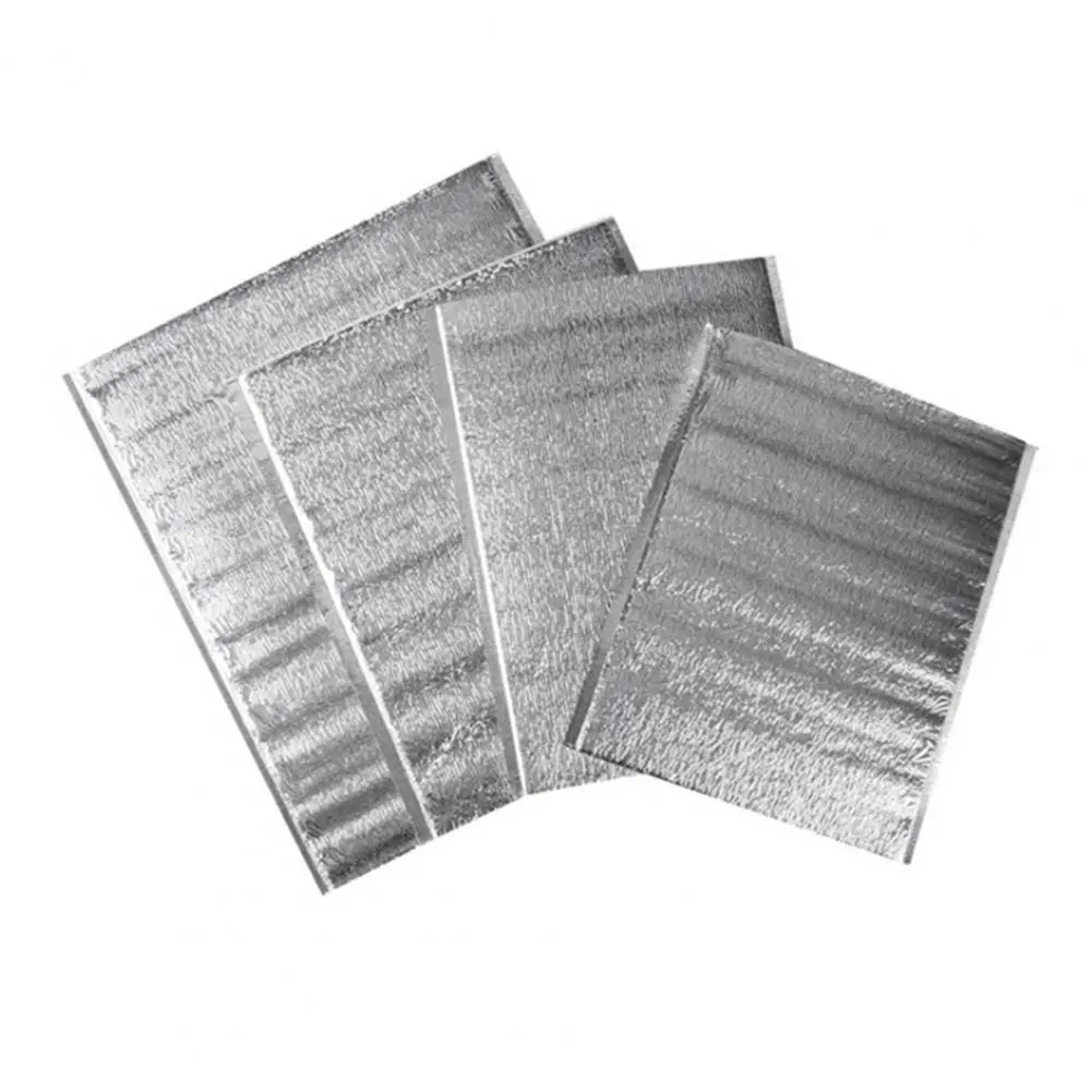 50Pcs/Pack Ice Cold Warm Aluminum Foil Bag Delivery Carrier Drink Storage Insulation Bag Packing Food Thermal Cooler Bag