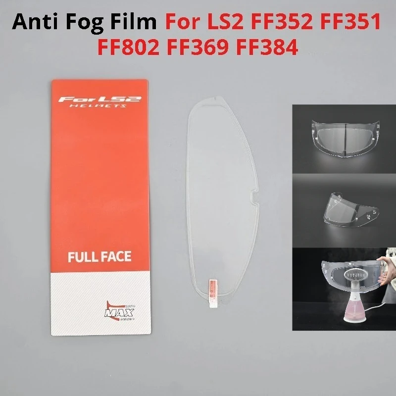 Film Anti Fog Film For LS2 FF352 FF351 FF802 FF396 FF384 Helmet stickres Anti-Fog clear lens cascos para moto Accessories