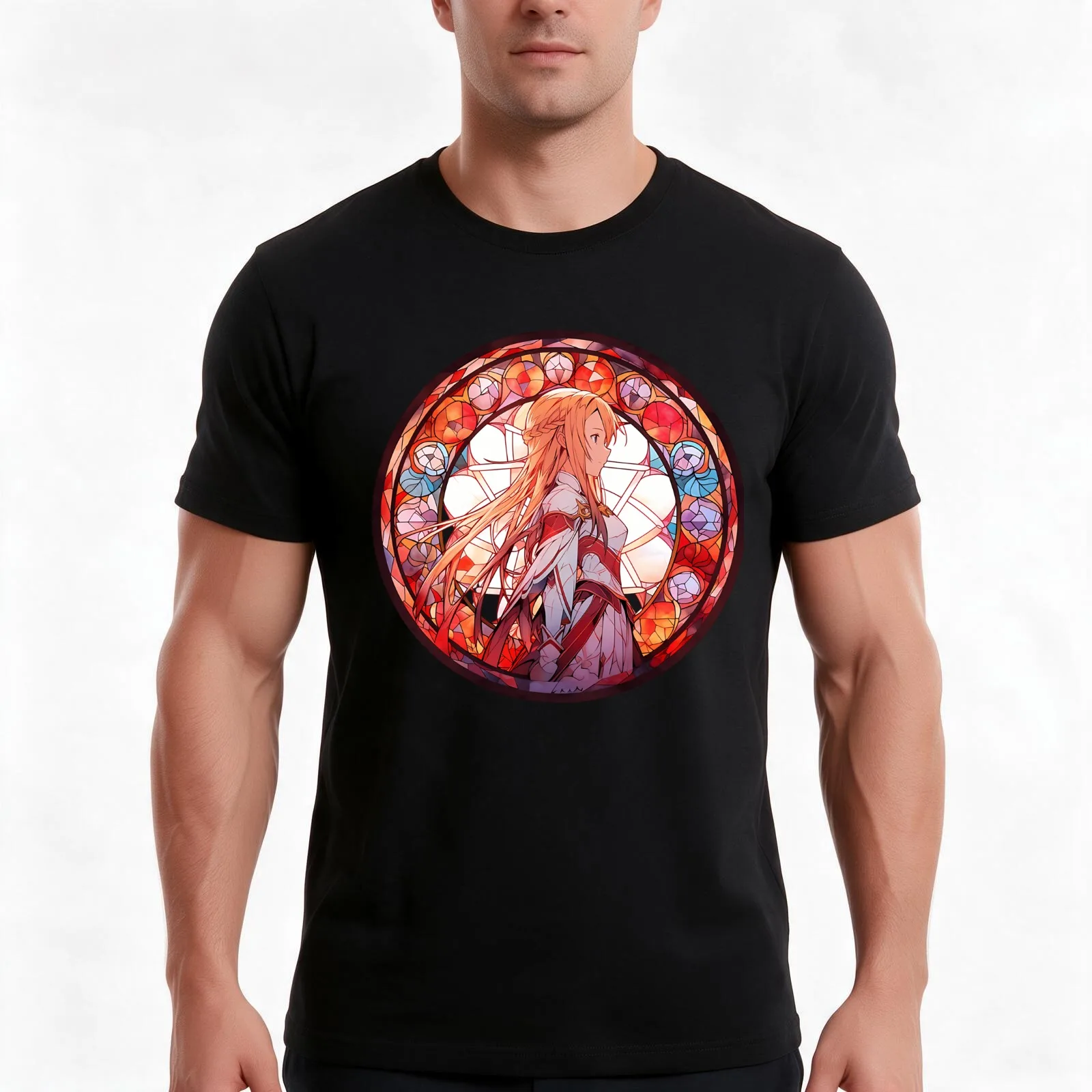 Sao Asuna Classic - Art Asuna Vintage T-Shirt, Summer Casual Cotton Tee, Oversized Streetwear Tops, Vintage Graphic Print
