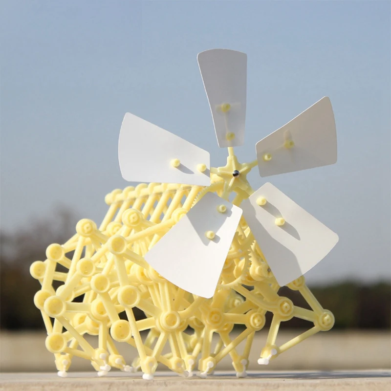 Mini Strandbeest Model Kit (Wind Power DIY-Beast), Interesting And Gifts For Birthday Holiday Durable Easy To Use