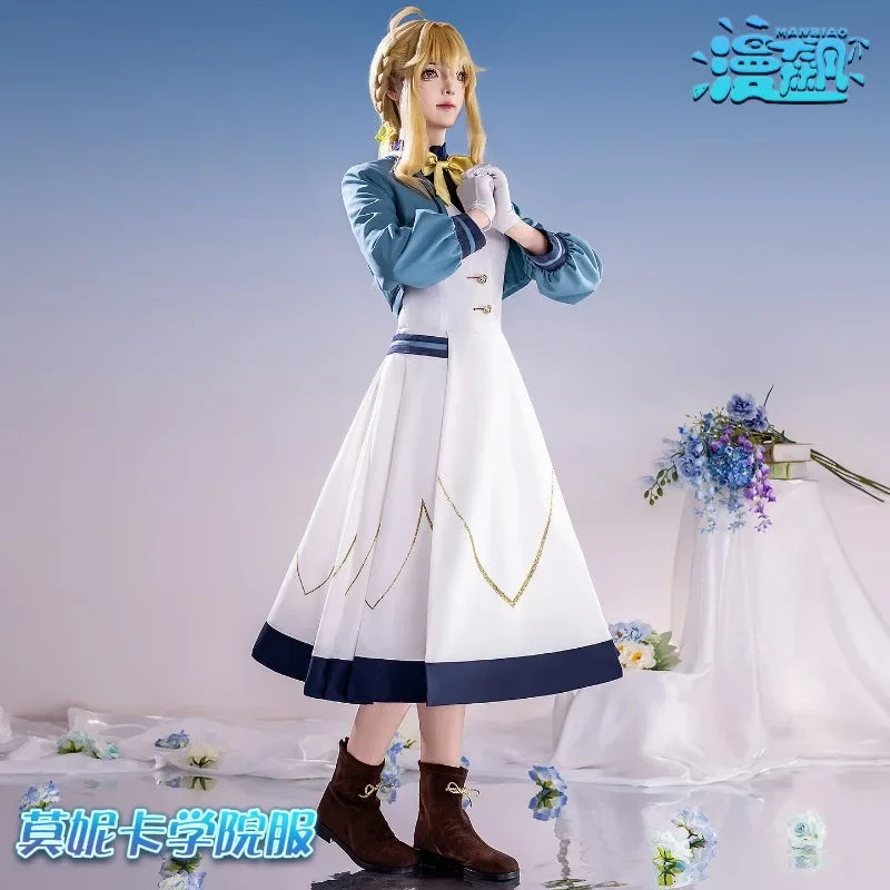 

Monica Everett Dress School Uniform Silent Witch Cosplay Costume Women Girls Halloween Party Outfits