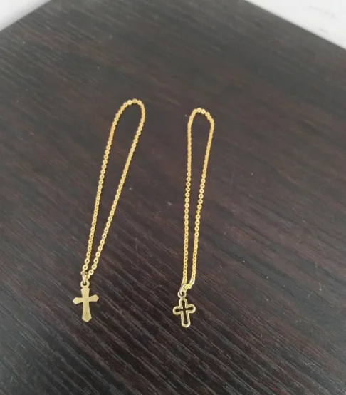 1:6 soldado tendência acessórios colar cruz dourada jóias modelo caber 12 "figura de ação cena colecionável diy