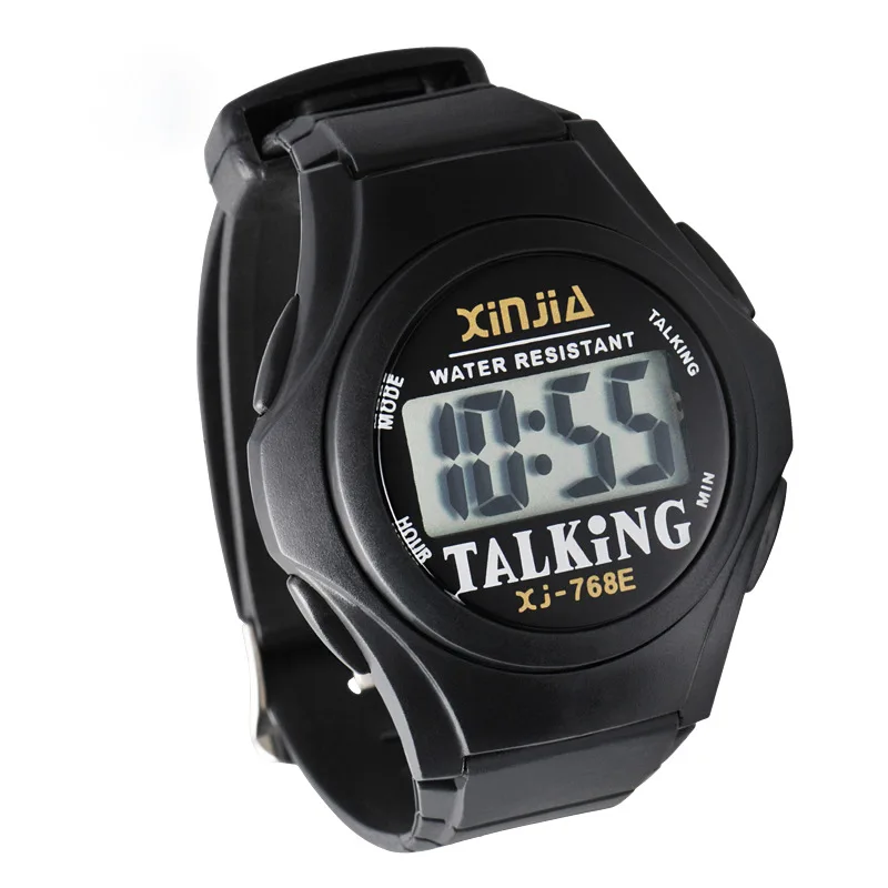 A Talking Clock that Speaking the Time. Digital Alarm Clock and Watch for the Blind, Elders or Children.