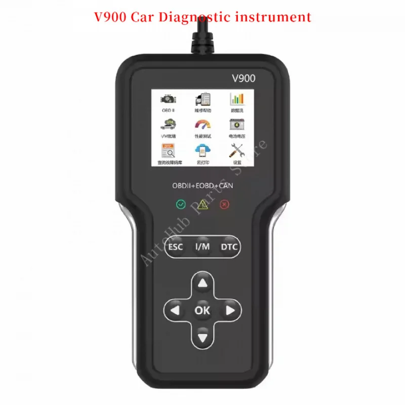 

V900 Tool Obd2 Считывание и четкие коды неисправностей двигателя Сканирование Универсальный автомобильный сканер Инструменты Автомобильный диагностический сканер