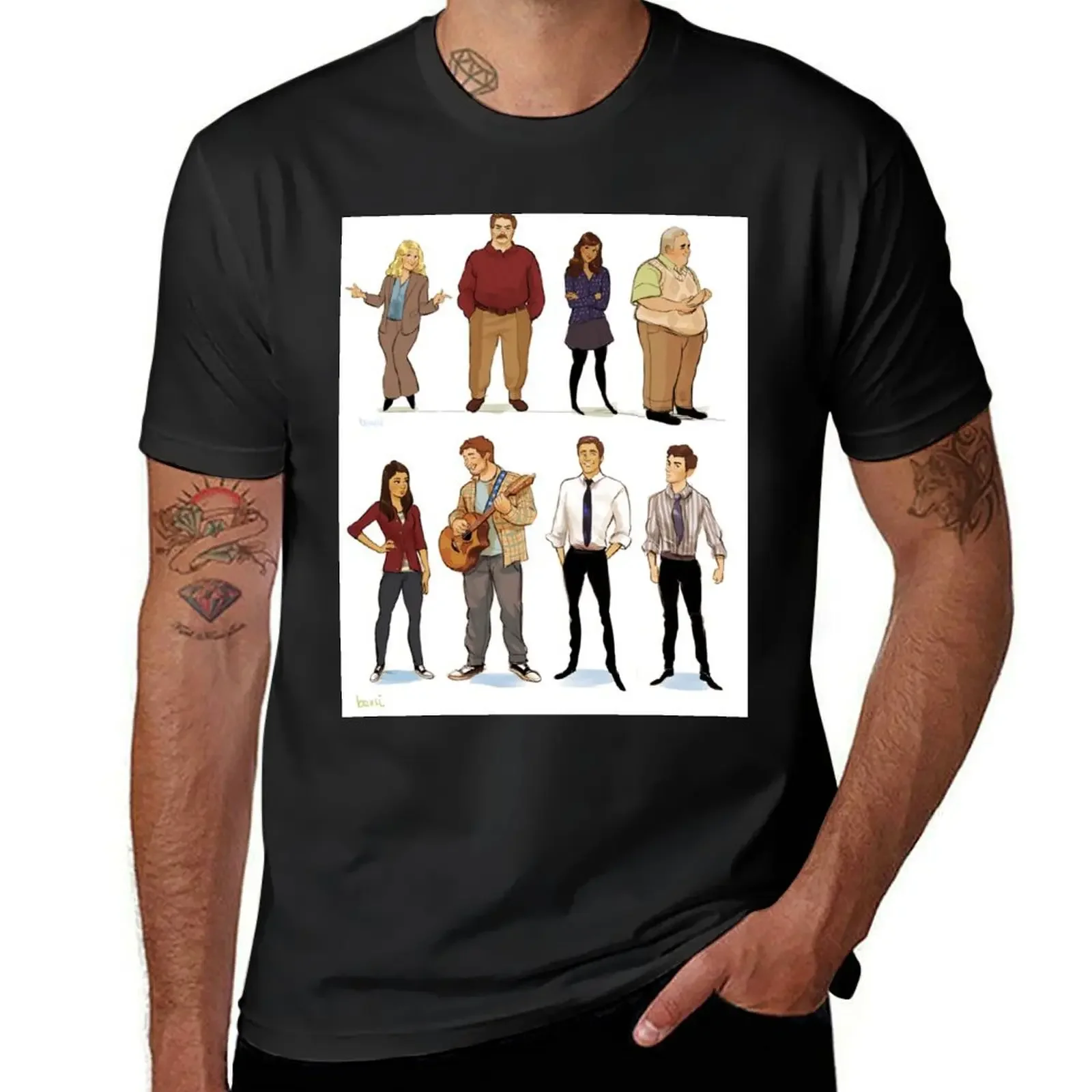 

Parks and Rec 1 T-Shirt boys whites cheap stuff blanks men t shirt