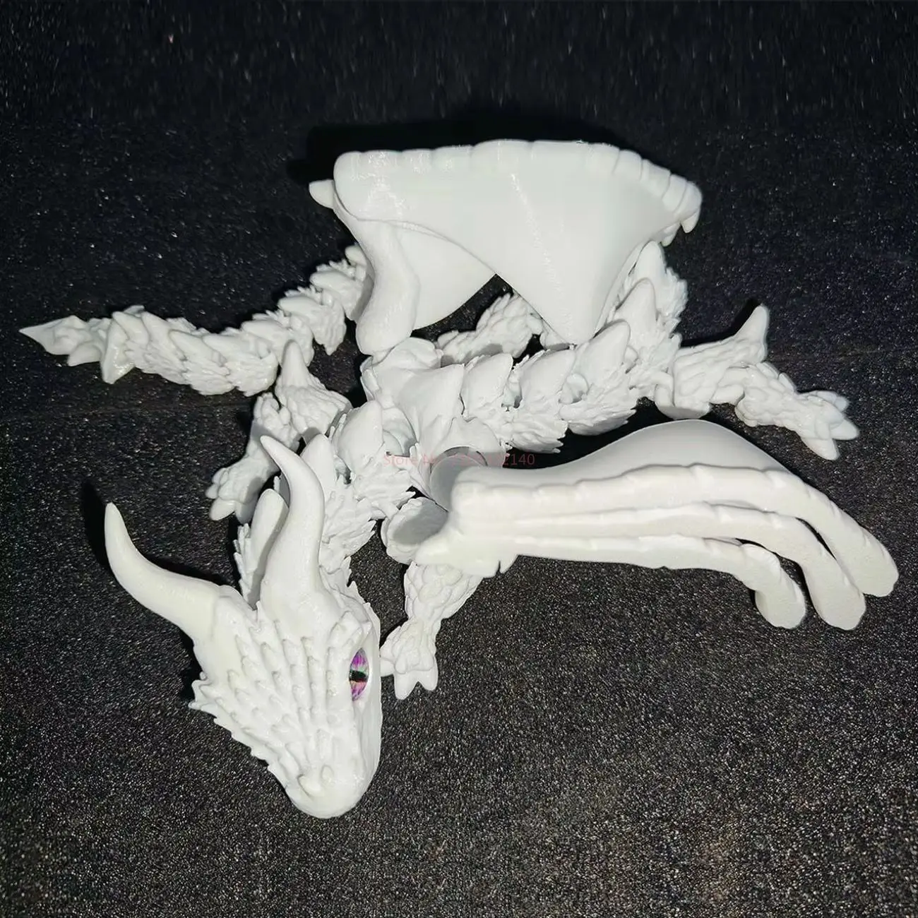 カラフルな3Dプリントアニメアクションフィギュア - 可動関節付き魔法のドラゴンモデル玩具、クリエイティブなデスクトップデコレーション、コレクタブル