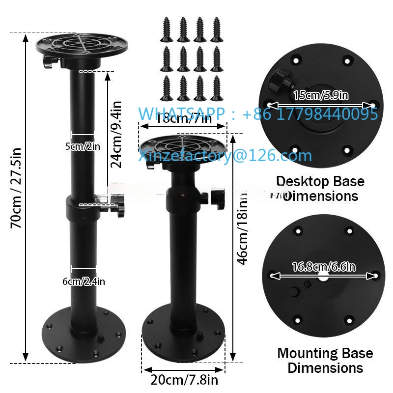 Suitable for Lifting Table Legs, RV, Yacht Universal Detachable Commercial Vehicle, Bar Stand, Dining Table Accessories