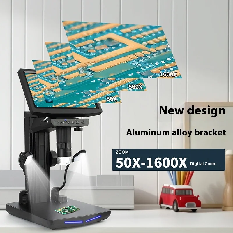 DP1920 7/10.1 "IPS شاشة 1600X مجهر رقمي لفحص ثنائي الفينيل متعدد الكلور لإصلاح الهاتف المحمول #4