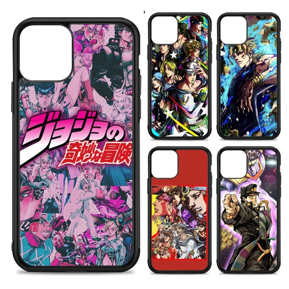 JoJos Bizarre Adventure Phone Case Silicone PC+TPU For For IPhone 11 12 13 14 15 16 Plus Pro Max Cover