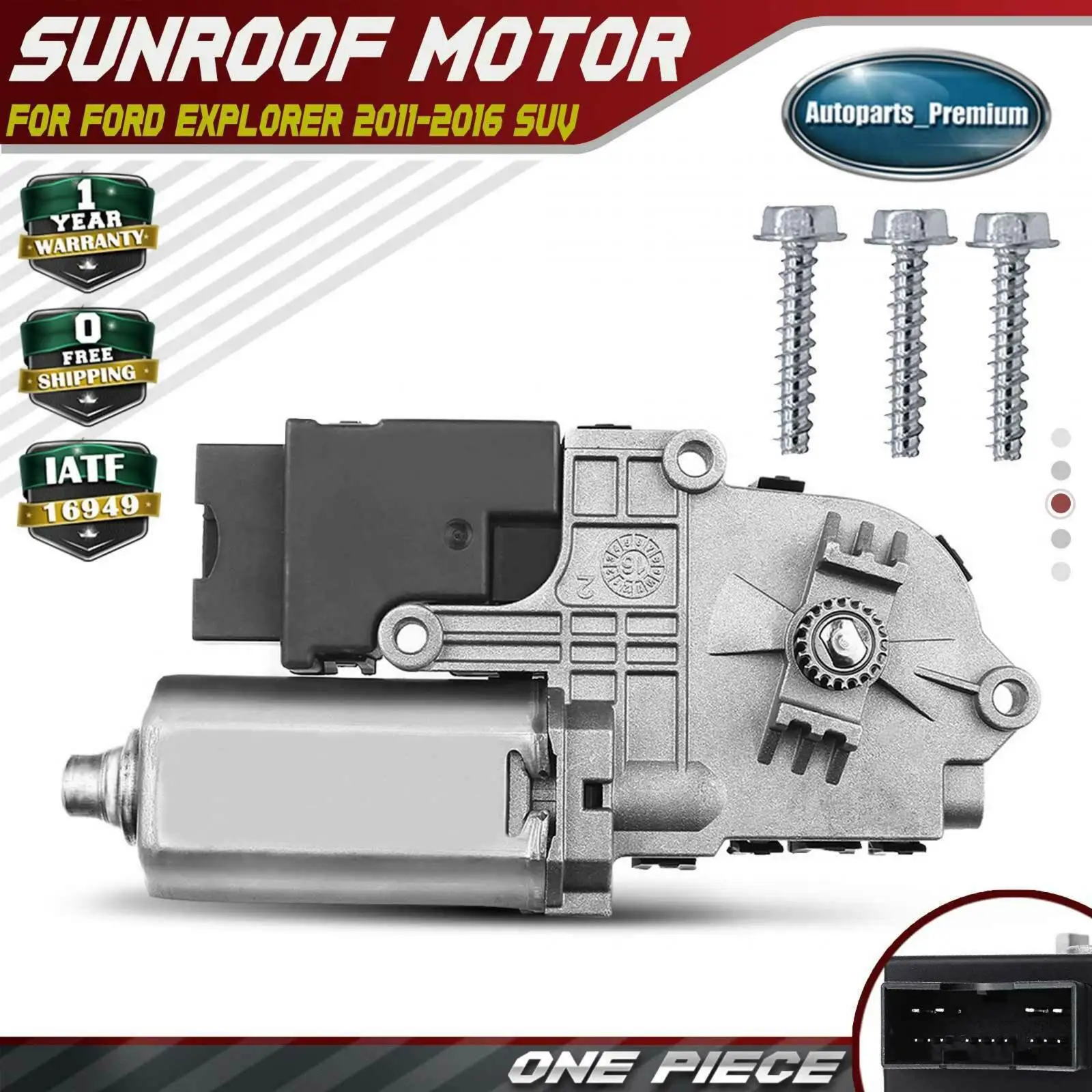 

Sunroof Moon Roof Motor BB5Z-15790-a, непосредственно заменяет Φ для Ford Explorer Sport Utility 2011-2017 Professional