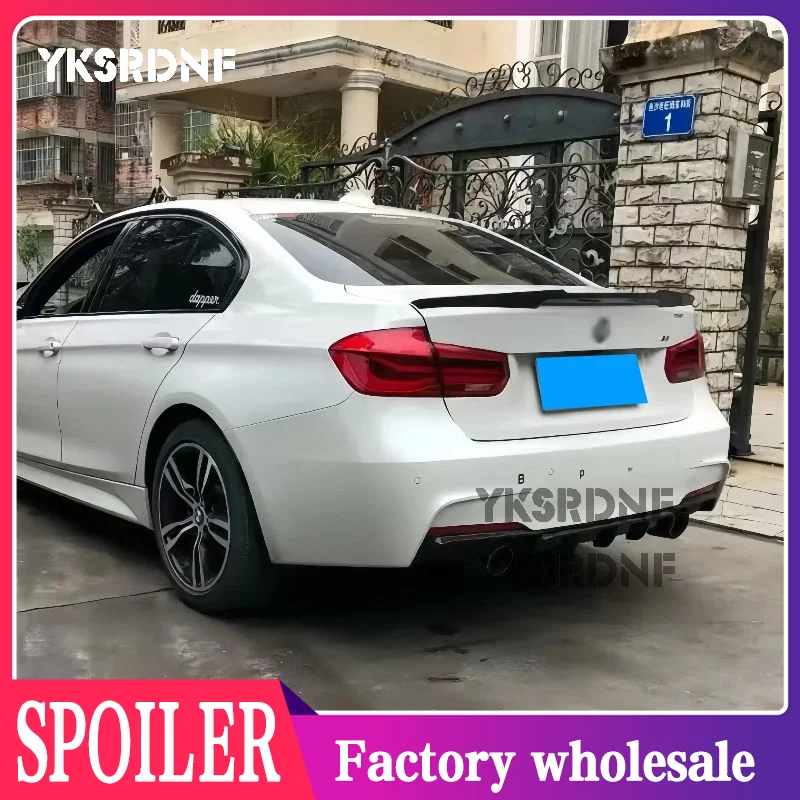 

Rear Spoiler Sedan Trunk Wing Tuning Carbon Look / Black For BMW 3 Series E90 M4 Style 323i 325i 328i 335i 335xi M3 2005-2012
