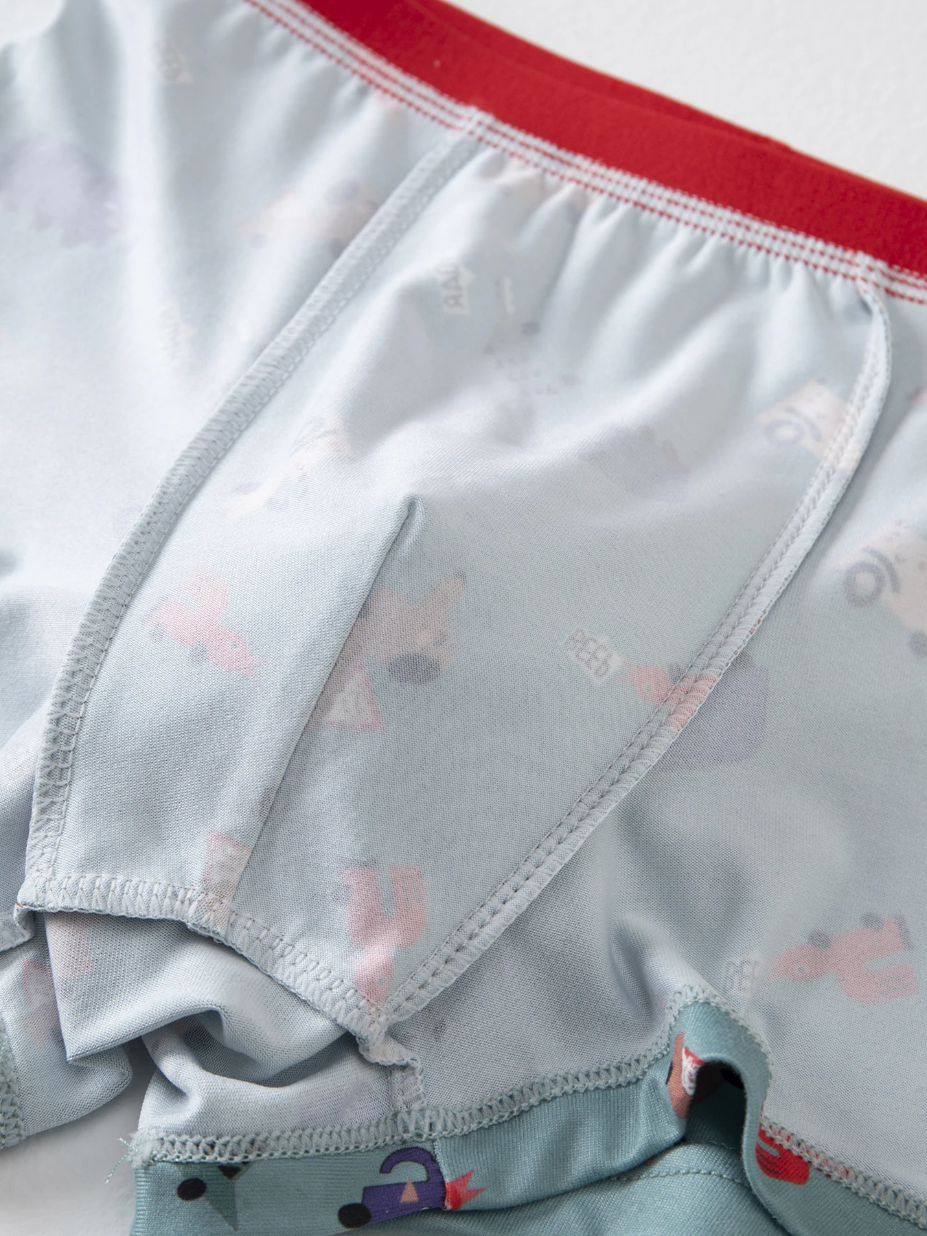 4 Stücke niedlicher Cartoon-Unterwäsche mit elastischem Bund für Jungen für alle Jahreszeiten, bequeme Boxershorts, mehrfarbige Haushalts-Shorts – Detail 14