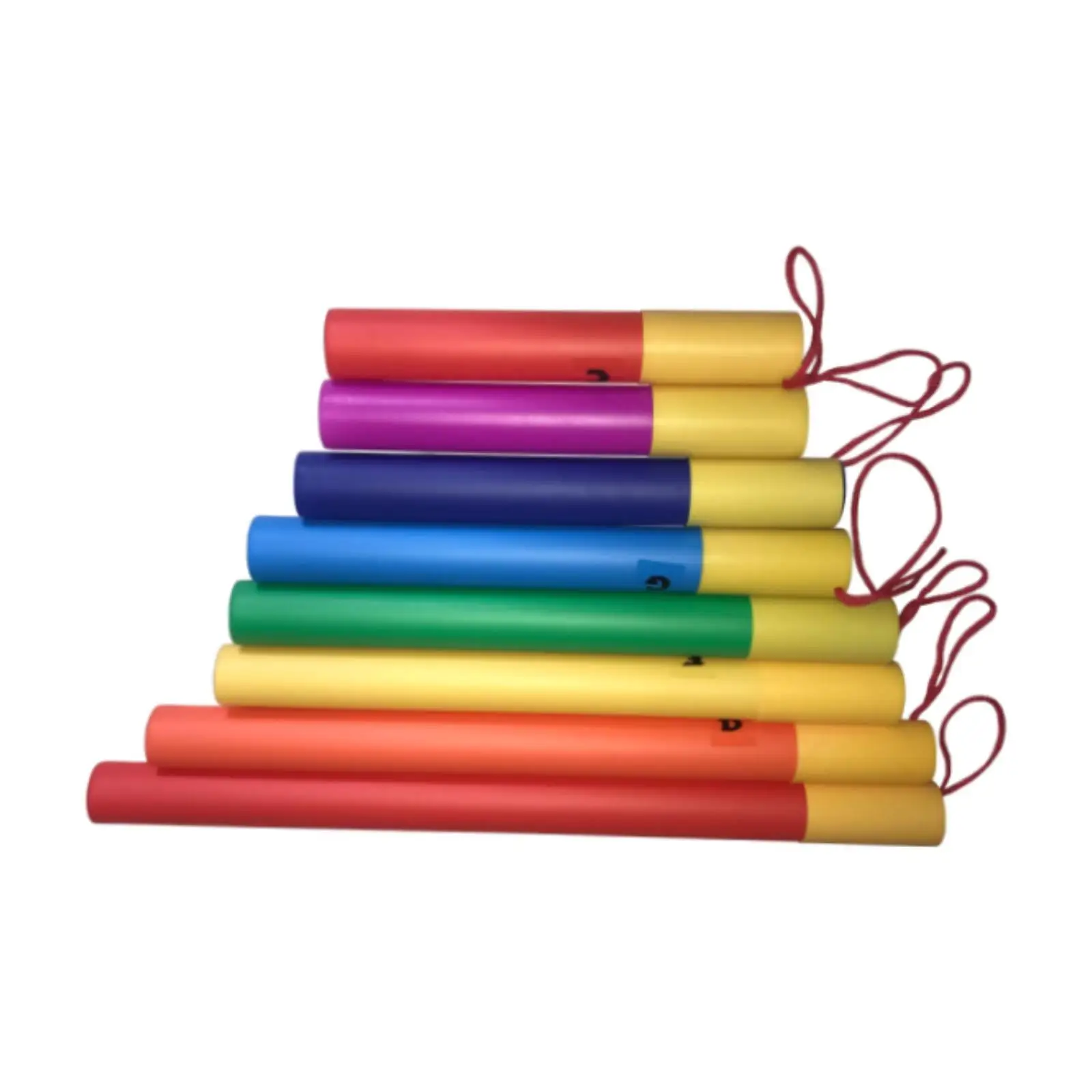 Musical Sound Tube Set of 8 Educational Learning Toy Musical Sound Tube for Kids for Girl Auditory Training 3 4 5 6 Toddlers Kid