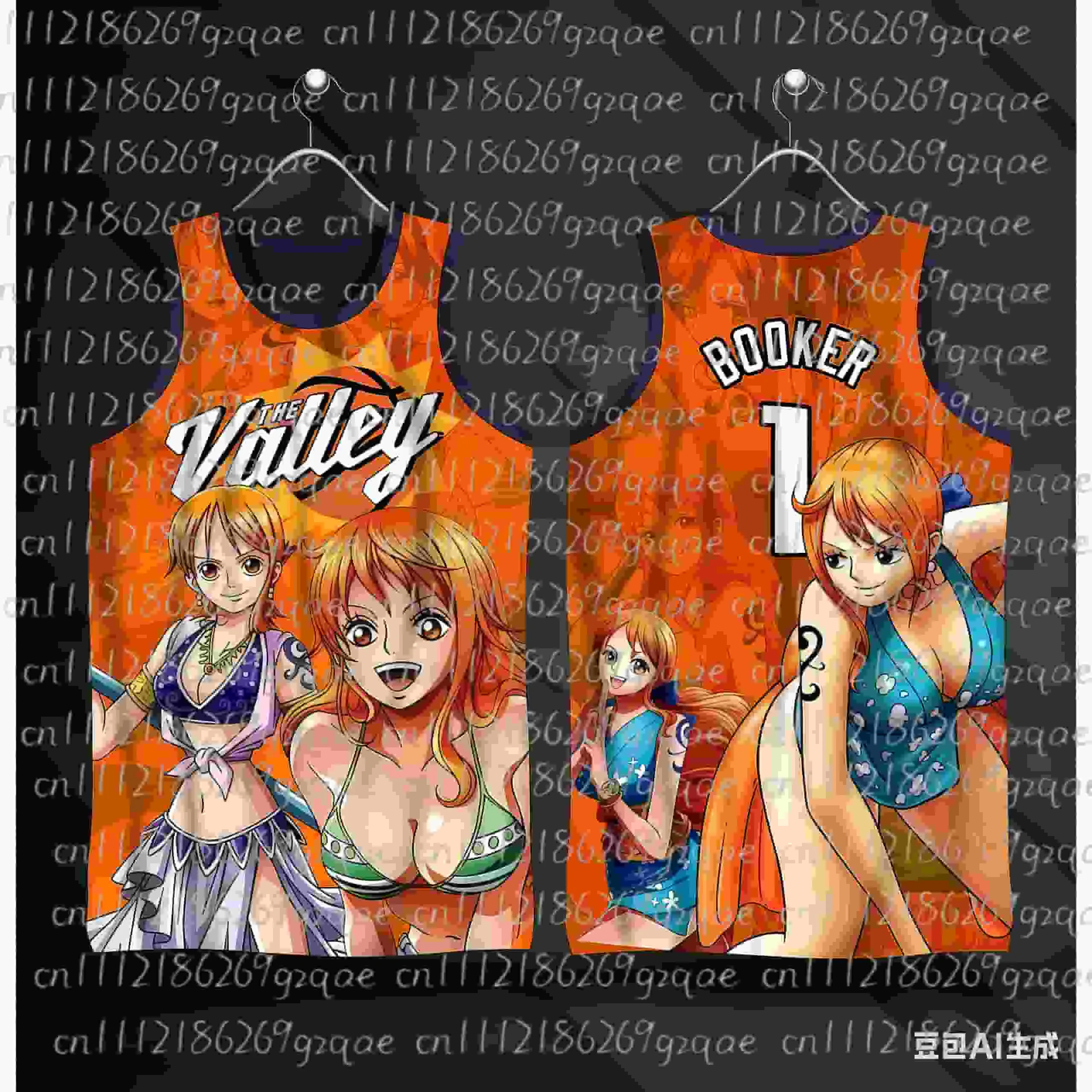 2026 New Anime One Piece Special Design Giannis Antetokounmpo #34 Basketball Jersey Kids 3D Printed Men's Casual Vest view 6