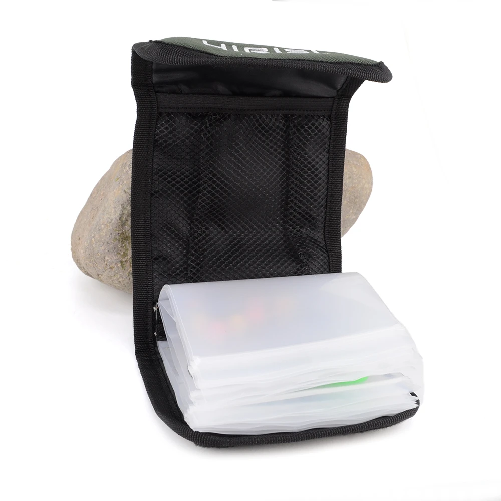Hirisi Fishing Rig Bag Tackle Accessory Storage Carp Fishing Rigs Hair Rigs Wallet Transparent Carry Bag Angling Tackle Holder