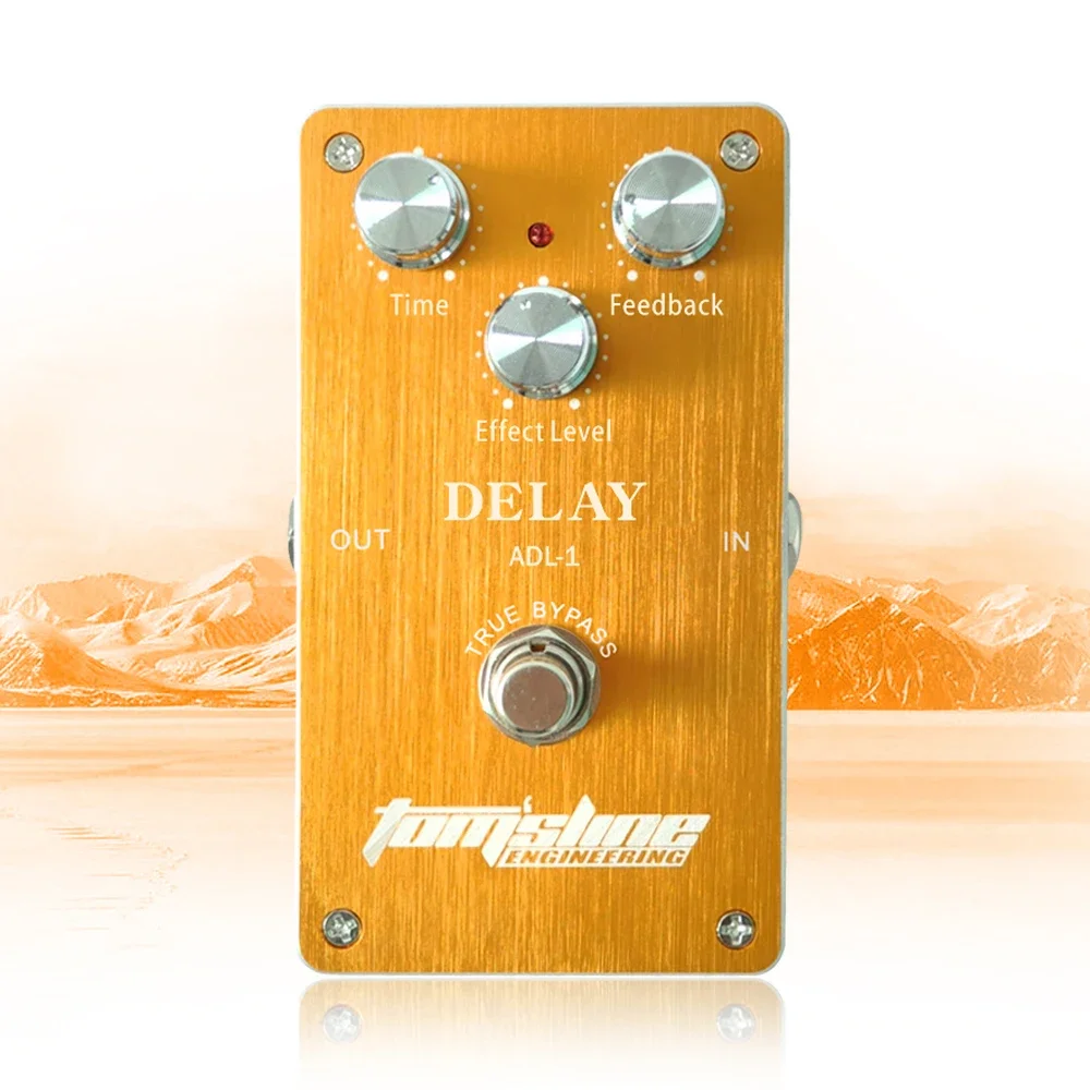Aroma ADL-1 Electric Guitar Delay Effect Pedal True Bypass Aluminum Alloy Housing Guitar Parts & Accessories
