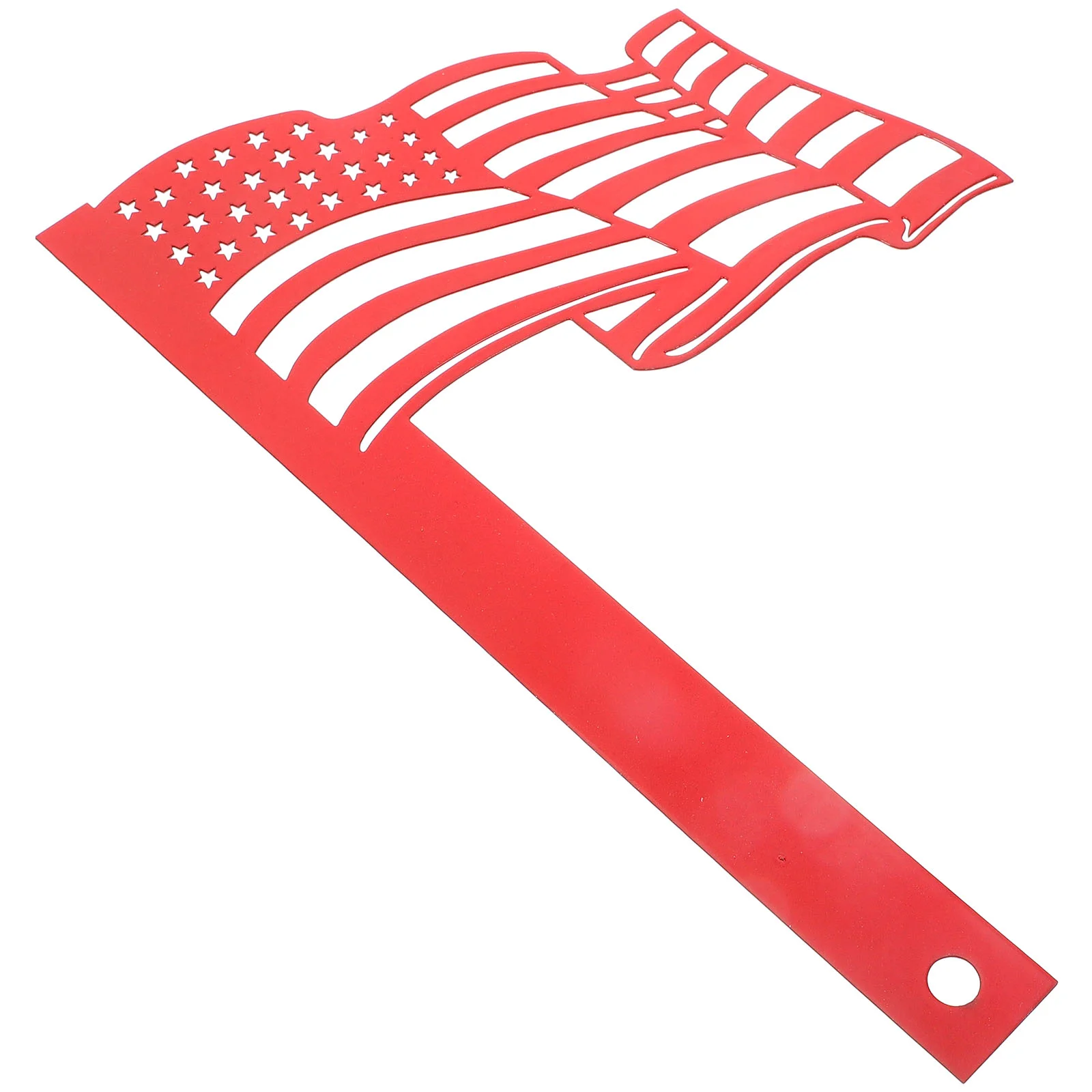 

Decoration Silhouette Mailbox Flag Replacement Ornament Garden Stake Vertical Adorn Red Simple Design Inserts