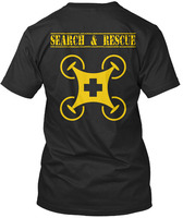 Search And Rescue Drone Tee T-shirt long sleeves