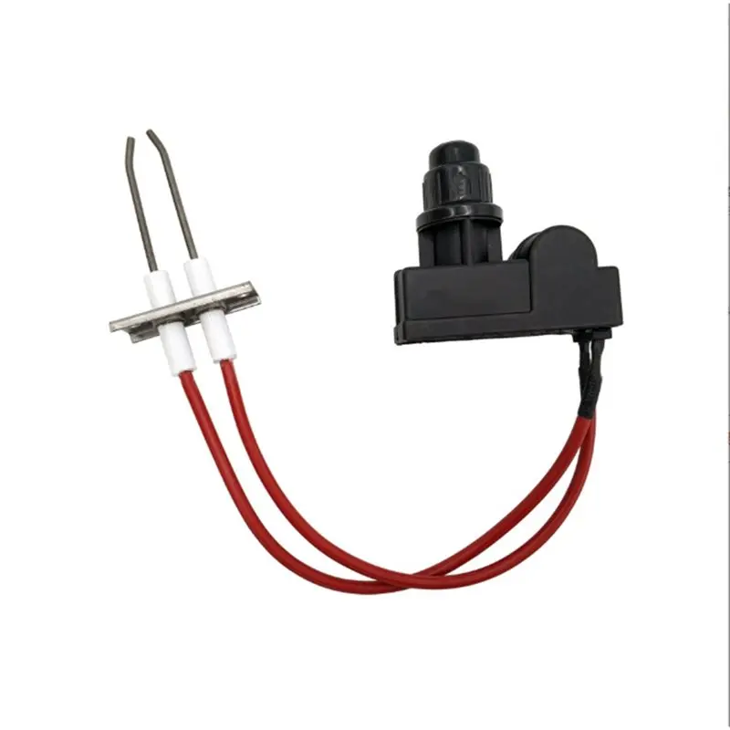 A67Z 1Kit Igniter With High Spark Plug Wire Length 450Mm Each Double Ignition Spark For Grill/Heater/Water Heater Parts