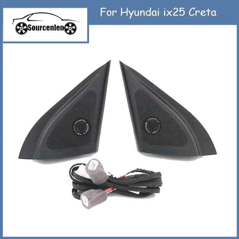 

Original For Hyundai Ix25 Creta Nuevos Altavoces Genuinos Tweeter Coche-estilo De Audio Trompeta Cabeza Altavoz Interruptor