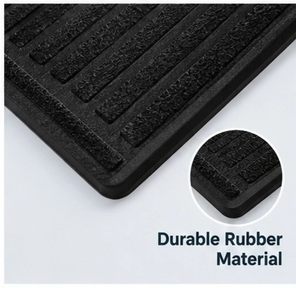 Heavy-Duty Rubber Car Floor Carpet Repair Patch Protective Mat Pad Anti-Slip Driving Safety Foot Pedal Pad Auto Carpet Patch - view 6