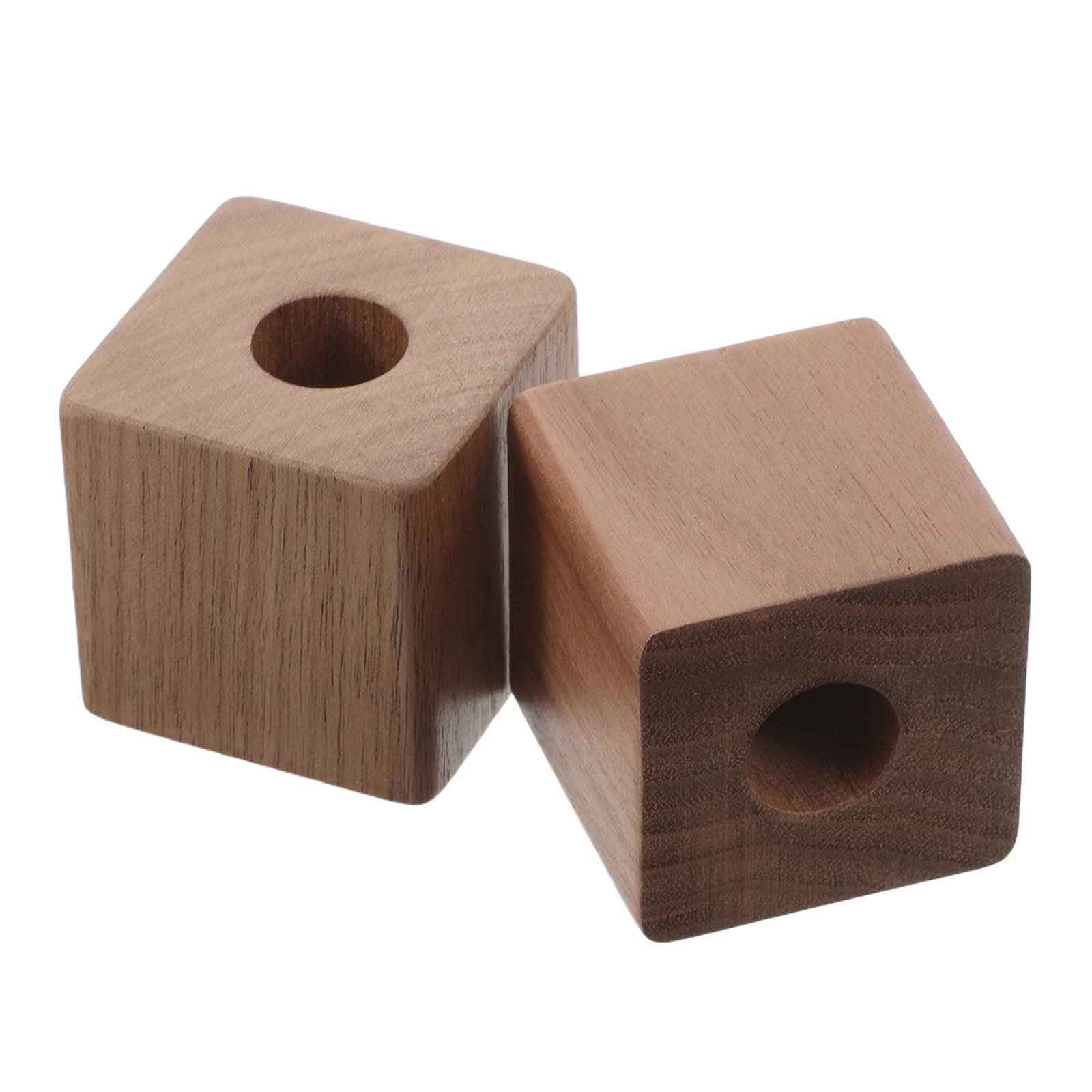 

2pcs Pen Holder Solid Wood Modern Desk Organizer Natural Wooden Office Storage Solid Wood Pen Holder Desktop Pencil Tray