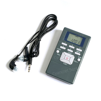 Portable Radio Mini Pocket FM Digital Display Stereo Receiver LCD Screen High sensitivity Support  Earphone  AAA Battery