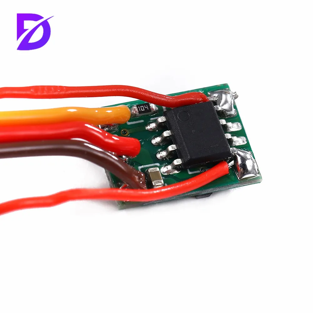 Dual Way Bidirectional Brushed ESC Speed Control for RC Model Boat Tank Brushed Motor Spare Parts DC3.5-8.4V