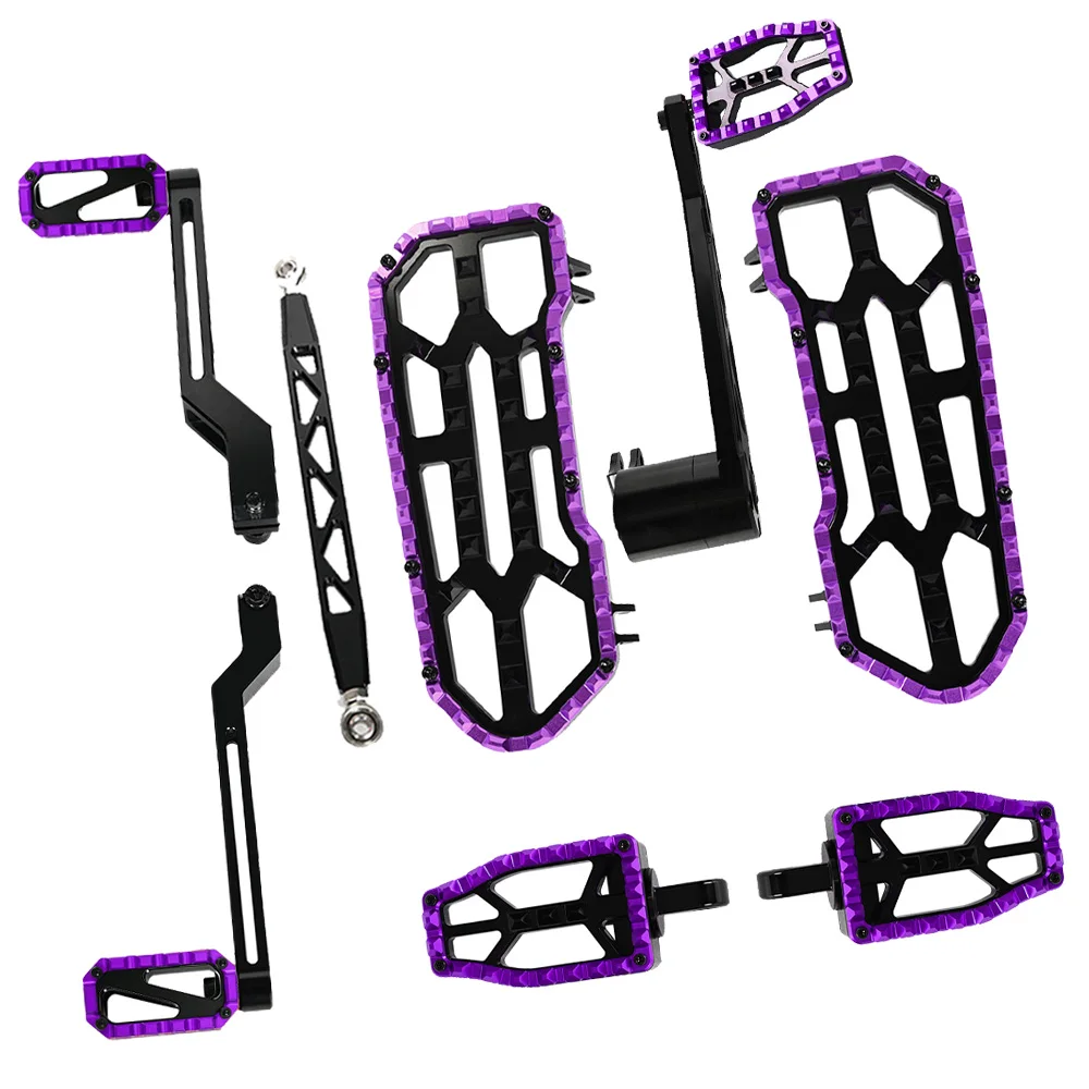 

Peformance Bagger Front Driver&Rear Passenger Floorboards Pedals&Brake Shift Lever Arm Set for Softail FL '86-'17 Touring '88 up