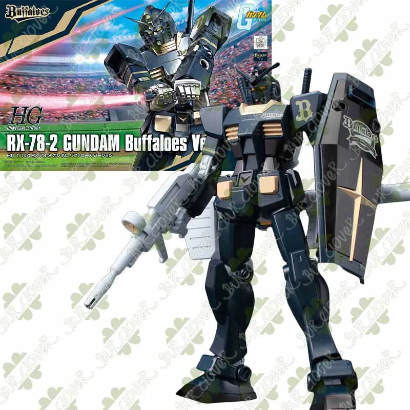 Oryginalny model Bandai GUNDAM HG Series RX-77-2 GUNCANNON Takuya Kai MODEL BLUE DESTINY UNIT2 Anime Figurka Akcji Model do Składania Zabawki