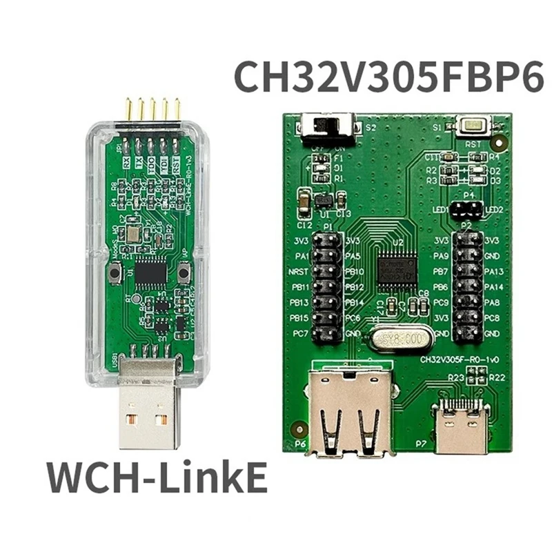 Placa de desarrollo diaria CH32V305, placa de evaluación de microcontrolador de interconexión RISC-V de 32 bits