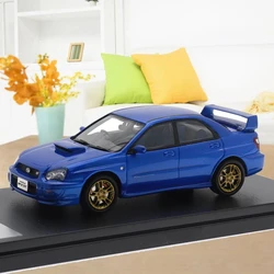 Modelo de carro em escala 1/43 de resina IMPREZA WRX STi (2002) estilo versão refinada veículos de simulação de carro brinquedos de decoração colecionáveis