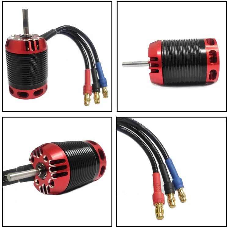 JDHMBD RC 450 3,2/ 3,5mm eje principal 3800KV-2222 Motor sin escobillas para helicóptero Trex 450