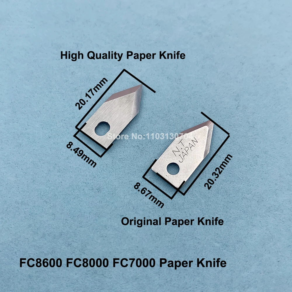 1PC For Graphtec FC8000 Cutting Paper Knife Break Last Cut Knife Blade FC8600 FC8000 FC7000 Cutter Plotter Cross Cutter Blades