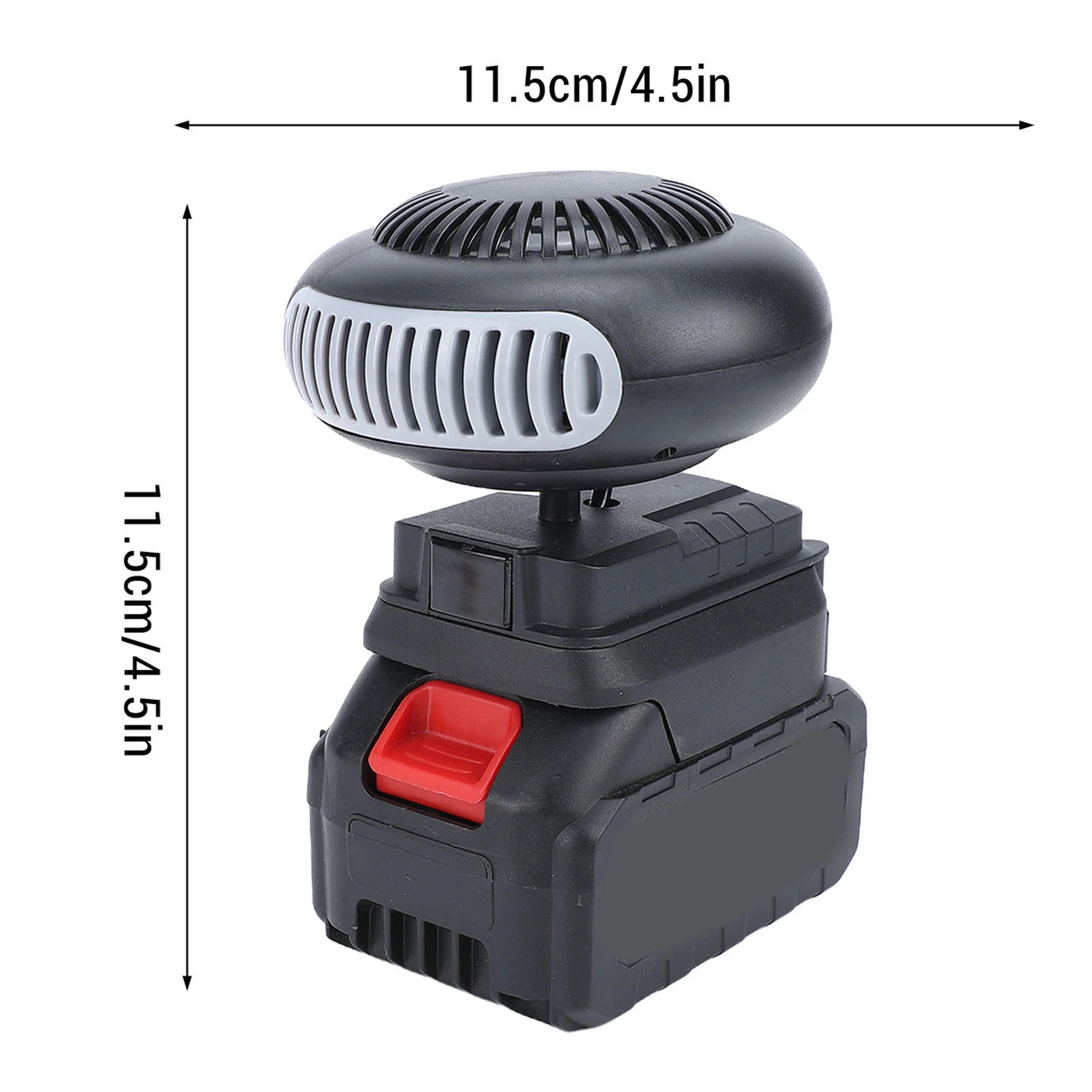 Pemanas Ruangan Bertenaga Baterai 12000mAh Tanpa Kabel Pemanas Portabel Listrik Penghilang Embun Beku untuk Mobil Roda Tiga untuk Luar Ruangan dan Rumah