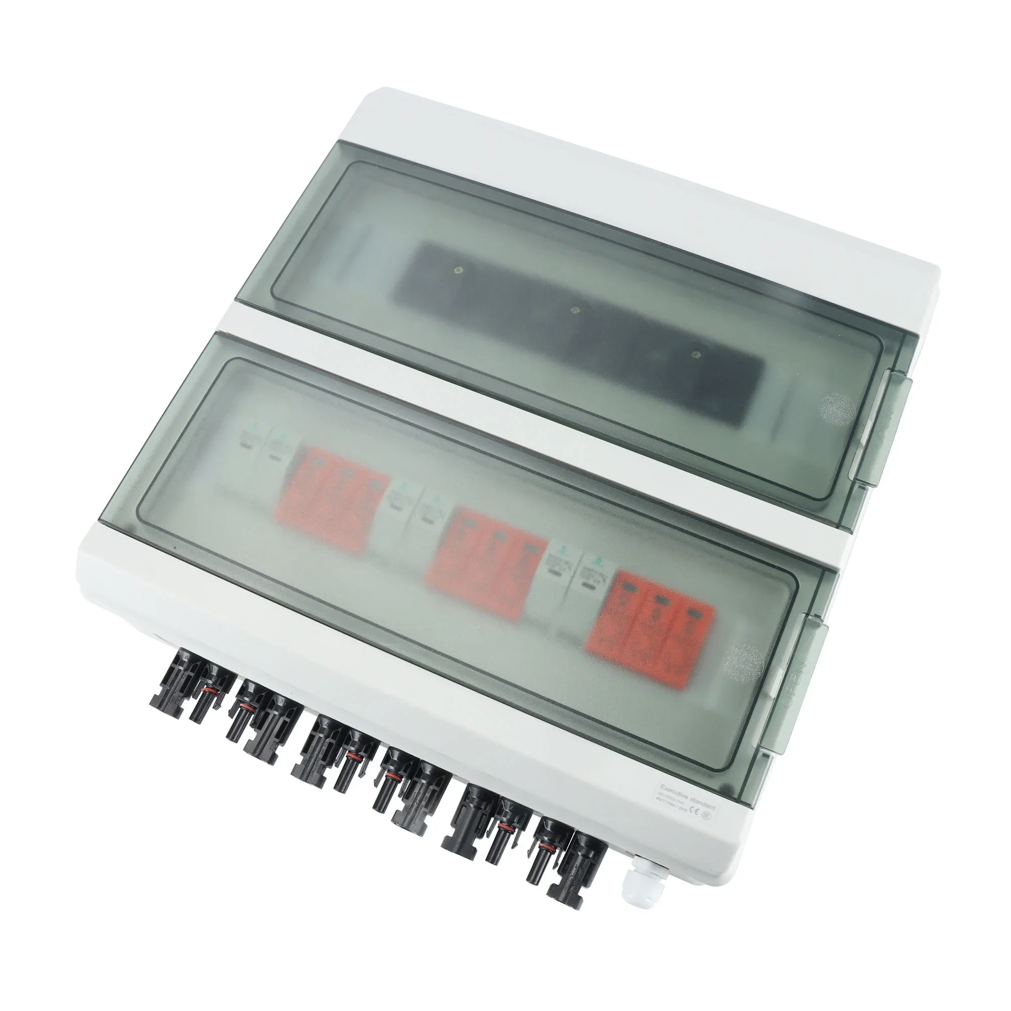 CE WSDB-PV3/3 IP65 3 في 3 OUT 3 سلاسل صفيف 32A 1000V DC صندوق الموحد للطاقة الشمسية الكهروضوئية للنظام الشمسي مع مفتاح المعزل