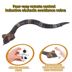Rc Prank Infrared Sensing Remote Control Animal Cobra Cat Dog Pet Toy Prank Novel And Fun Holiday Gift For Kids