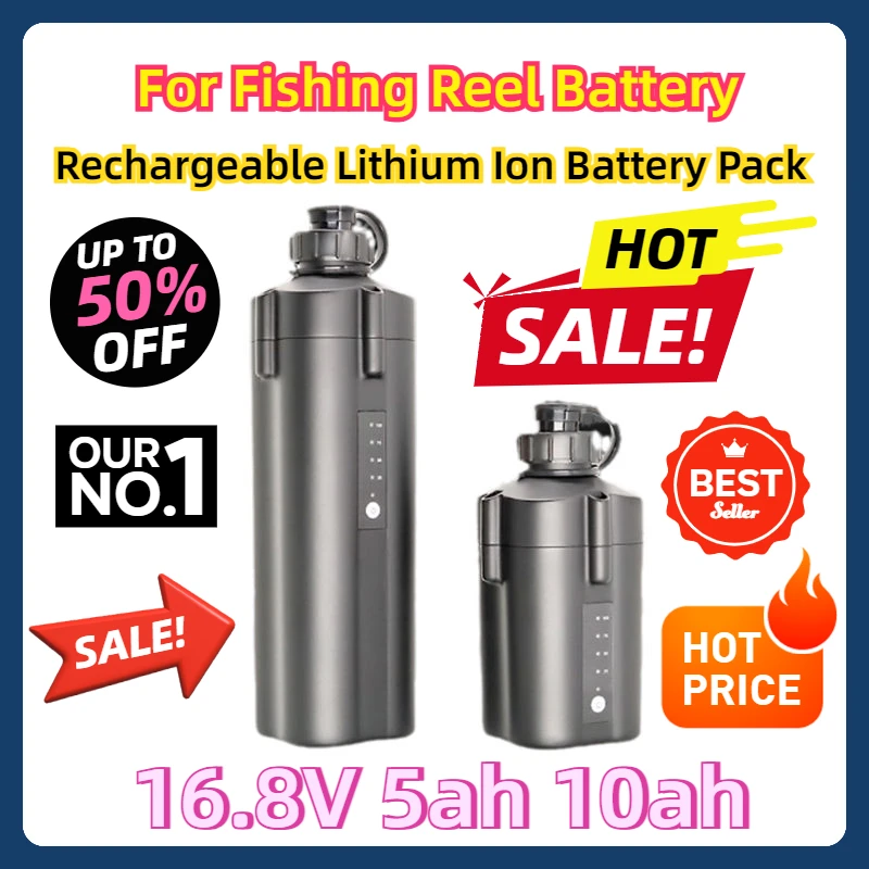 

For Fishing Reel Battery Rechargeable Batteries 10000mAh 5000mah 16.8V 5ah 10ah Lithium Ion Battery Pack