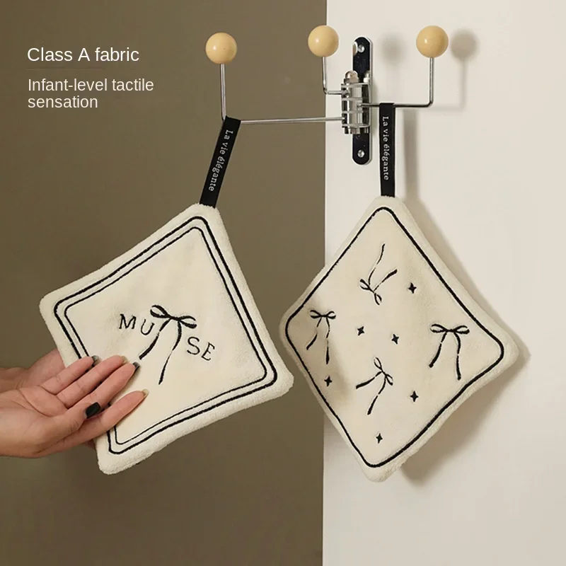 Hand Towel Class A Household Double-layer Thickened Strong Water-absorbent Bathroom Kitchen Children's Towel