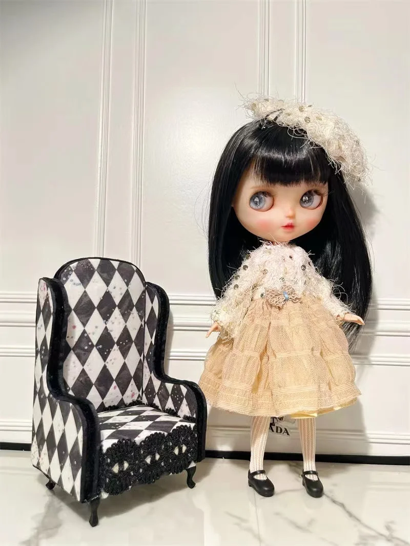 Vêtements à Beurre OB24 Adaptés aux Blythes BJD de 1/6, Robe à la Mode avec Chaussettes, Accessoires de Bricolage, Cadeau pour Fille, Nouvelle Collection