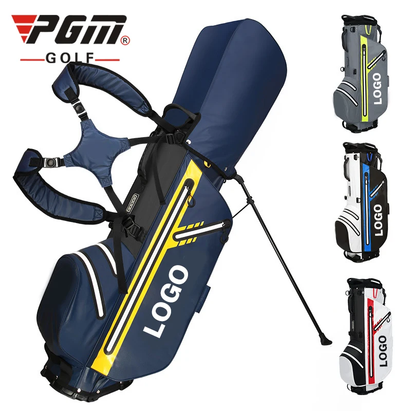 PGM QB065 branded waterproof sunday golf bag custom logo nylon golf stand bag for men