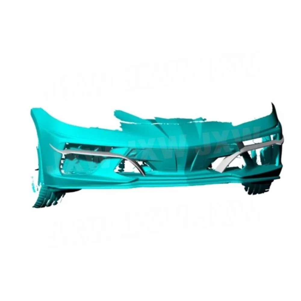 for Chevrolet Corvette C8 2020-2021 Ultra-Light Real Carbon Fiber Front Bumper Fins FRP Front Bumper Canards BodyKits Car