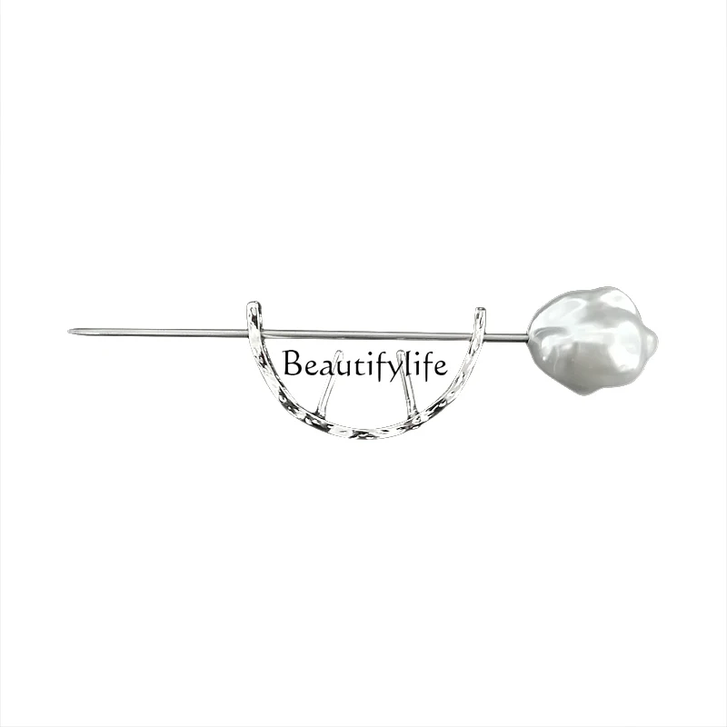 

Simple modern high-end hairpin Hanfu headdress metal hairpin