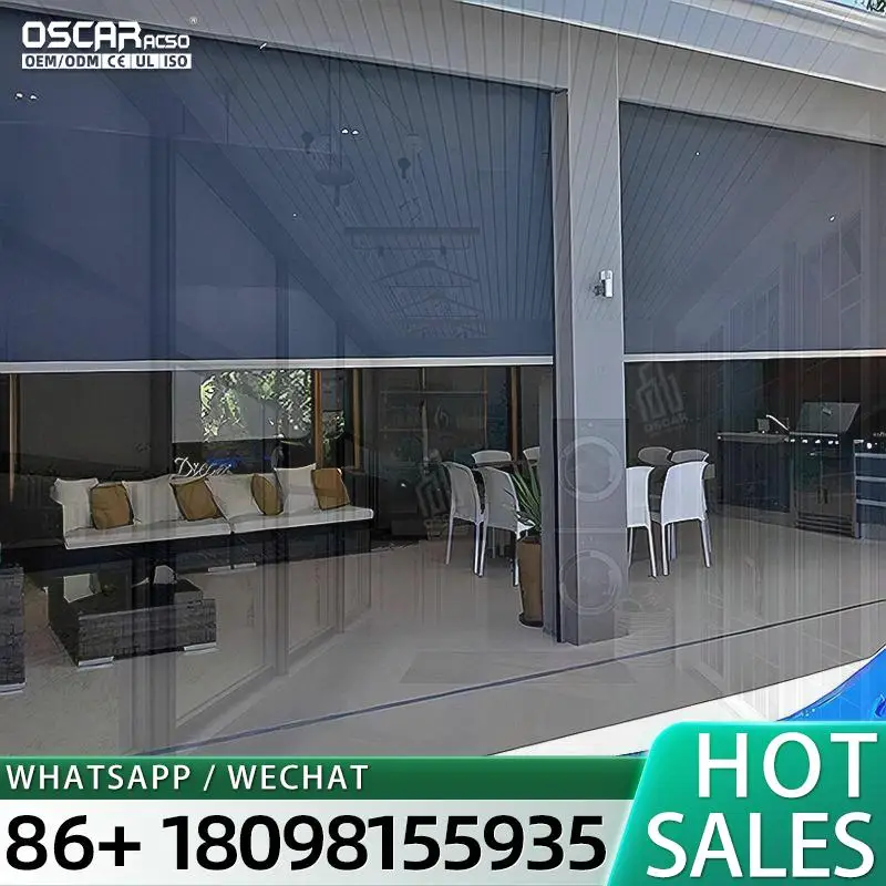 Moderner, elektrischer, batter – Outdoor Power Roller Shades Bewertung und Preis